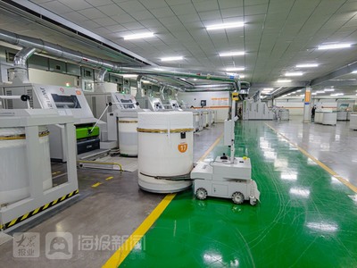 5G+AGV重塑紡織生產 棗莊全國首例智能應用背后的新材料技術突破